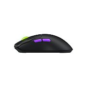 Mouse gaming wireless Hator Pulsar 3 ULTRA 8K+4K, polling rate pana la 8000Hz, senzor Optical PixArt PAW 3950, rezolutie maxima 30000 DPI, switch HATOR® Optical 100M, side switch Kailh 3M, durata de viata baterie in wireless mode pana la 180 de ore, negru