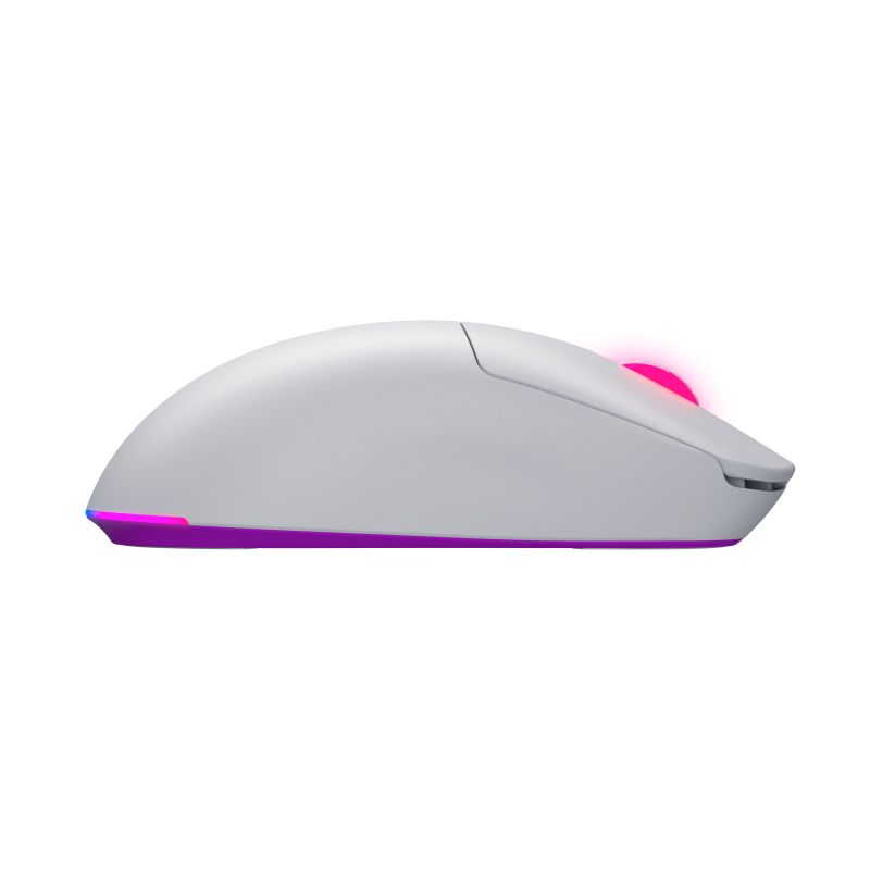 Mouse wireless Hator Quasar 3 ULTRA 8K, conectivitate 2.4GHz, bluetooth 5.4 si USB, polling rate pana la 8000Hz, senzor PixArt 3395, rezolutie maxima 30000 DPI, capacitate baterie 500 mAh, durata de viata baterie in modul wireless pana la 52 ore, timp incarcare 2 ore, switch  HATOR® Optical 100M