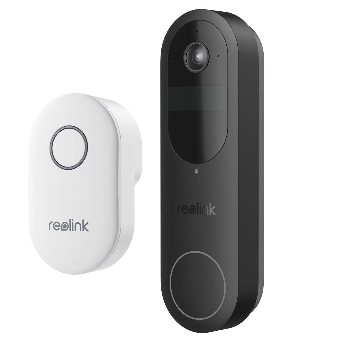 SONERIE VIDEO REOLINK D340B  Resolution:2048*2048 (4MP) @15FPS Field of View：150°（H）x150°（V）x 180°（D） Audio:Two way Talk    PIR Detection 7000mAh WiFi:2.4GHz/5GHz  Auto reply Storage:Micro SD Card Slot (up to 256GB) Waterproof:IP65   Smart 2K Dual-Band Wi-Fi Battery Doorbell with 1：1 Head-to-Toe