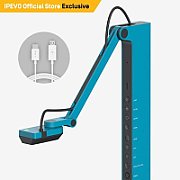 IPEVO VZ-X (Wireless) - Camera de documente Rezolutie 4K 3264 x 2448, senzor CMOS Sony camera 8MP, 15fps (4K), 30fps (FHD), focalizare automata, lampa LED integrata, microfon integrat, porturi USB-C, HDMI, conexiune wireless, acumulator integrat  Include dongle EZCast (EZC-CS2), receptor wireless