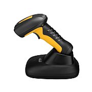 Adesso NuScan 4100B Bluetooth Antimicrobial Waterproof CCD Barcode Scanner with Charging Cradle