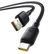 CABLU alimentare si date Baseus Silky, Fast Charging Data Cable pt. smartphone, USB la USB Type-C 100W, 2m, negru  P10377703113-01  (timbru verde 0.08 lei) - 6932172668754