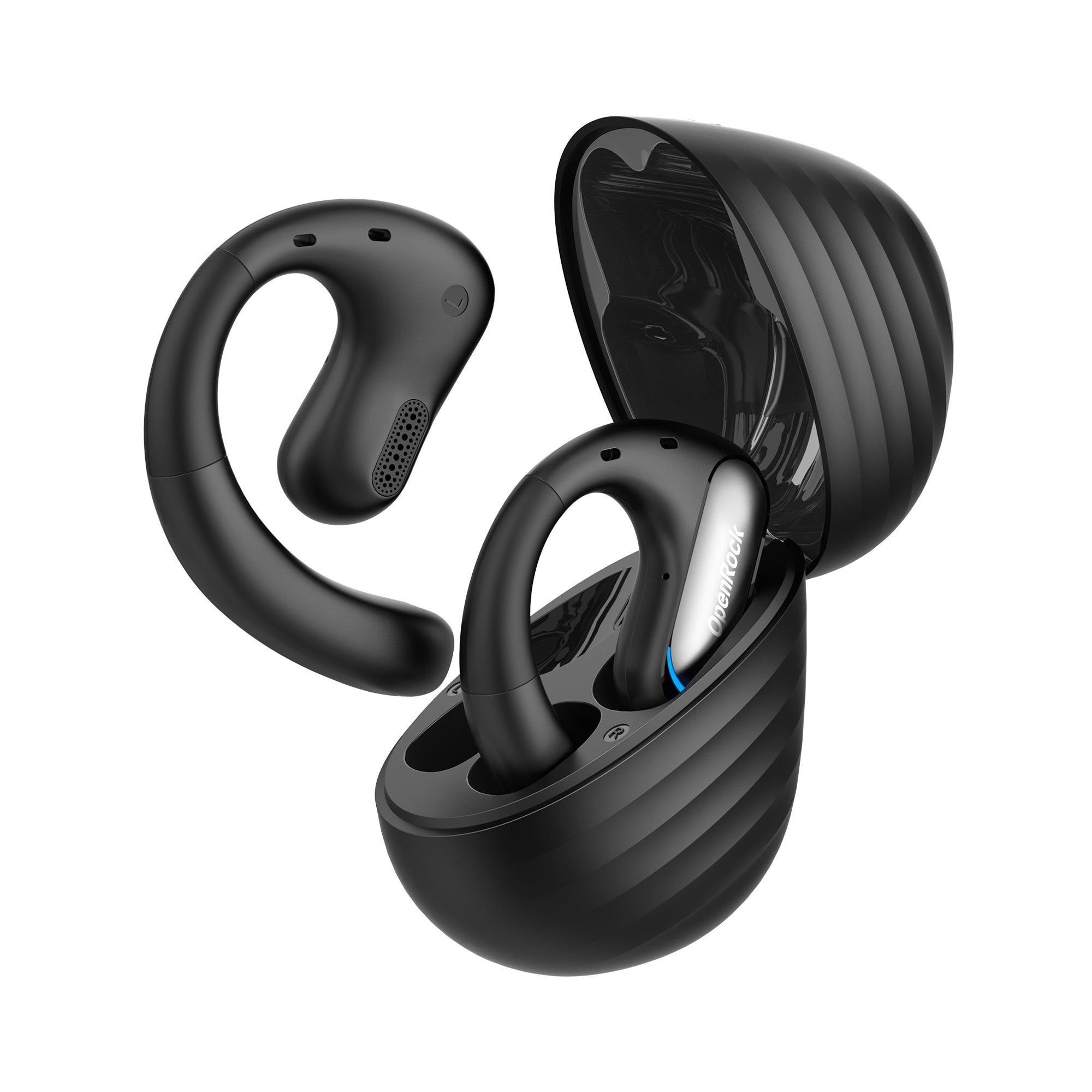 Casca OneOdio wireless, tip butoni - TWS, utilizare smartphone, conectare prin Bluetooth 5.2, difuzor 16.2 mm, negru,  OpenRock-Pro-Black  (timbru verde 0.18lei)