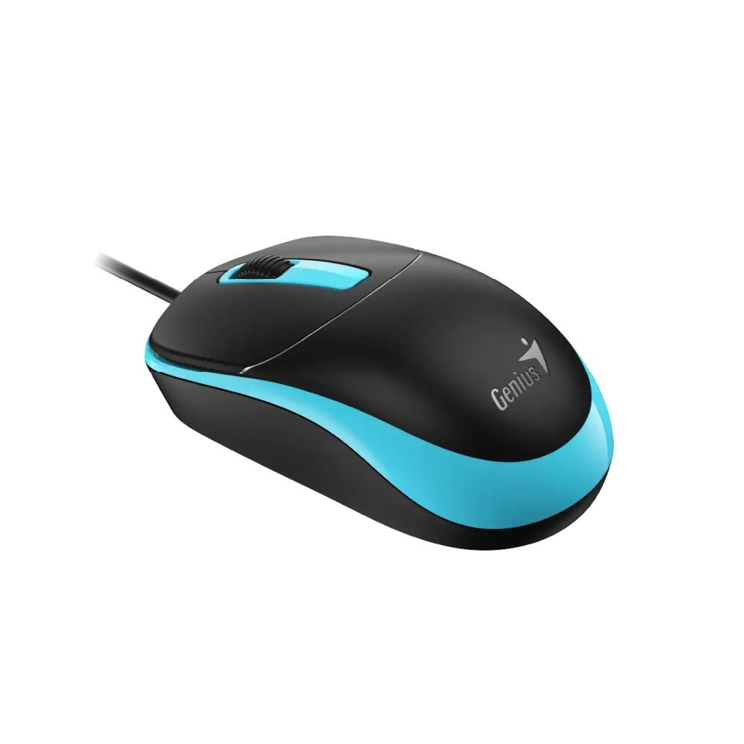 MOUSE Genius  DX-123, PC sau NB, cu fir, USB, optic, albastru,  31010105100,  31010033405  (timbru verde 0.18 lei)