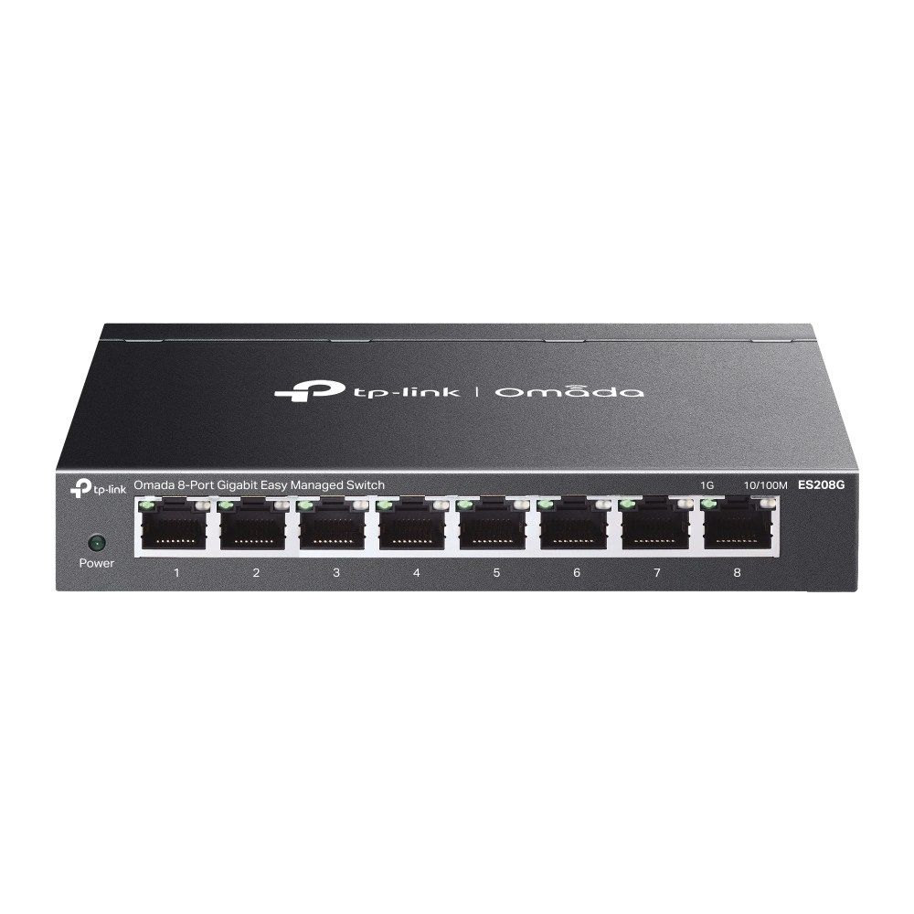 Switch TP-Link ES208G, 8 porturi 10/100/1000 Mbps