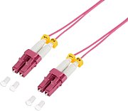PATCH CORD Fibra Optica LOGILINK OM4 50/125, multimode, LC/UPC-LC/UPC, LSZH, 3 m, super-slim, violet,  FS4LC03  (timbru verde 0.08 lei)