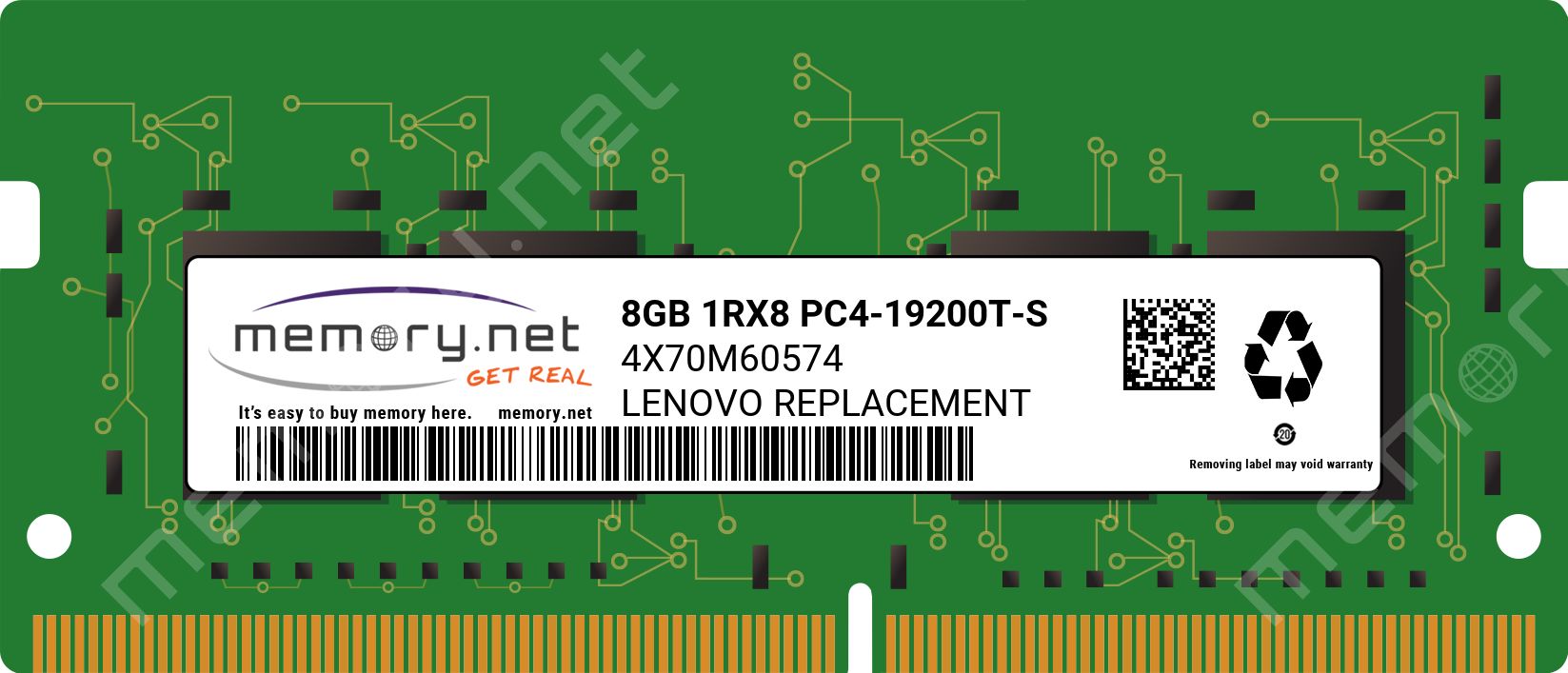 Memorie Lenovo 4X70M60574 8 GB DDR4 2400 MHz