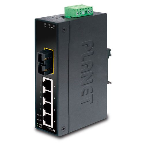 Switch Planet ISW-511S15, 4 porturi 10/100 Mbps