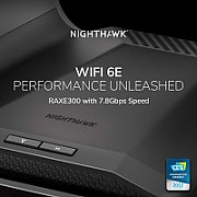 NETGEAR Nighthawk RAXE300 router wireless Gigabit Ethernet Tri-band (2.4 GHz / 5 GHz / 5 GHz) Negru