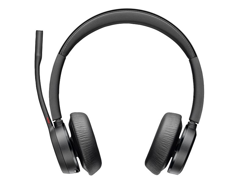 HP Poly Voyager 4320-M Voyager 4300 series headset on-ear Bluetooth wireless wired USB-A black Zoom Certified MS Teams