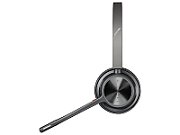 HP Poly Voyager 4320-M Voyager 4300 series headset on-ear Bluetooth wireless wired USB-A black Zoom Certified MS Teams