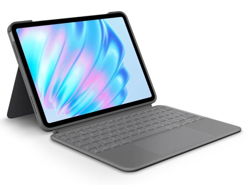 Logitech Combo Touch QWERTY Engleză Regatul Unit Smart Connector Gri