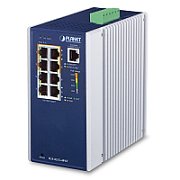 PLANET IGS-4215-8P2T2S switch-uri Gestionate L2/L4 Gigabit Ethernet (10/100/1000) Power over Ethernet (PoE) Suport Albastru, Argint
