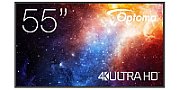 Optoma N3551K Panou informare digital de perete 139,7 cm (55 ) LED Wi-Fi 450 cd/m² 4K Ultra HD Negru Android 11 24/7
