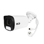 BCS BCS-P-TIP26FCL3-Ai1 Cameră IP tubulară 6MP cu tehnologia NightColor și microfon