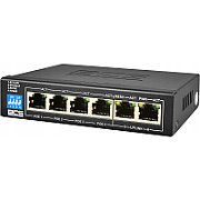 Switch BCS BCS-B-SP0402, 6 porturi 10/100 Mbps