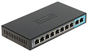Switch BCS BCS-B-SP08G02G, 10 porturi 10/100/1000 Mbps