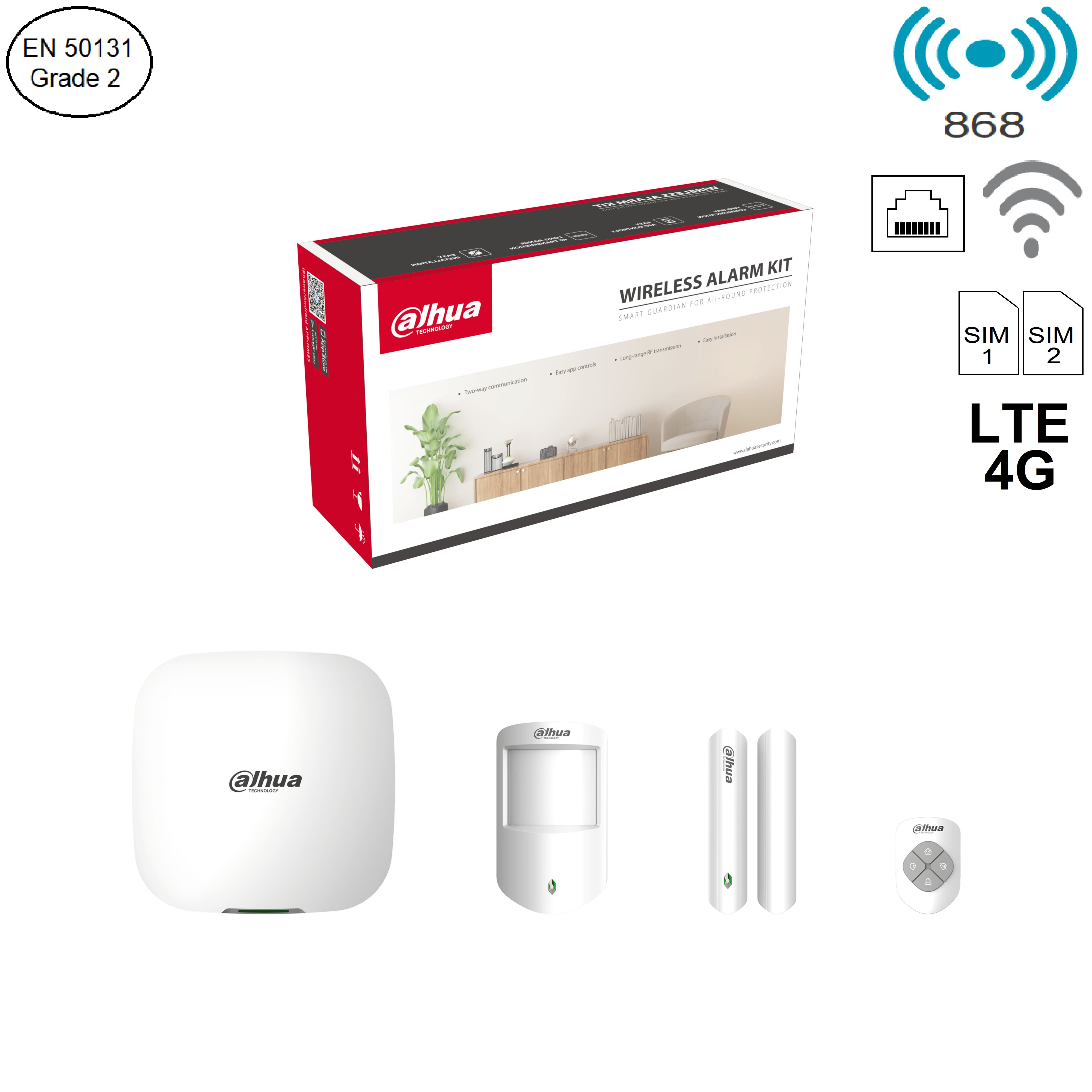 Dahua ARC3800H-FW2(868) Hub alarm wireless 2