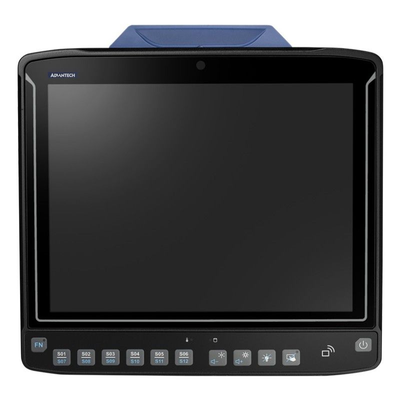 Advantech DLT-V7312P, 30,7cm (12,1''), Projected Capacitive, USB, RS232, BT, Ethernet, Wi-Fi, NFC, Win. 10, black