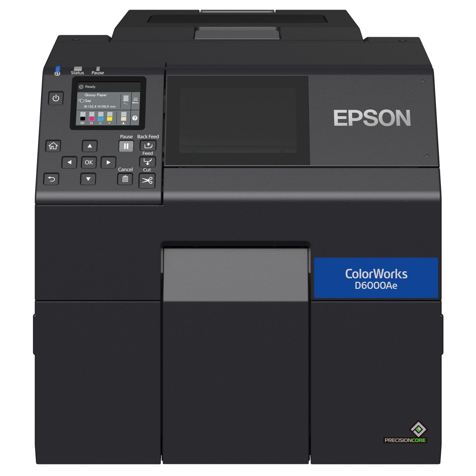 ColorWorks D6000 dye ink, peeler, disp., USB, Ethernet, black