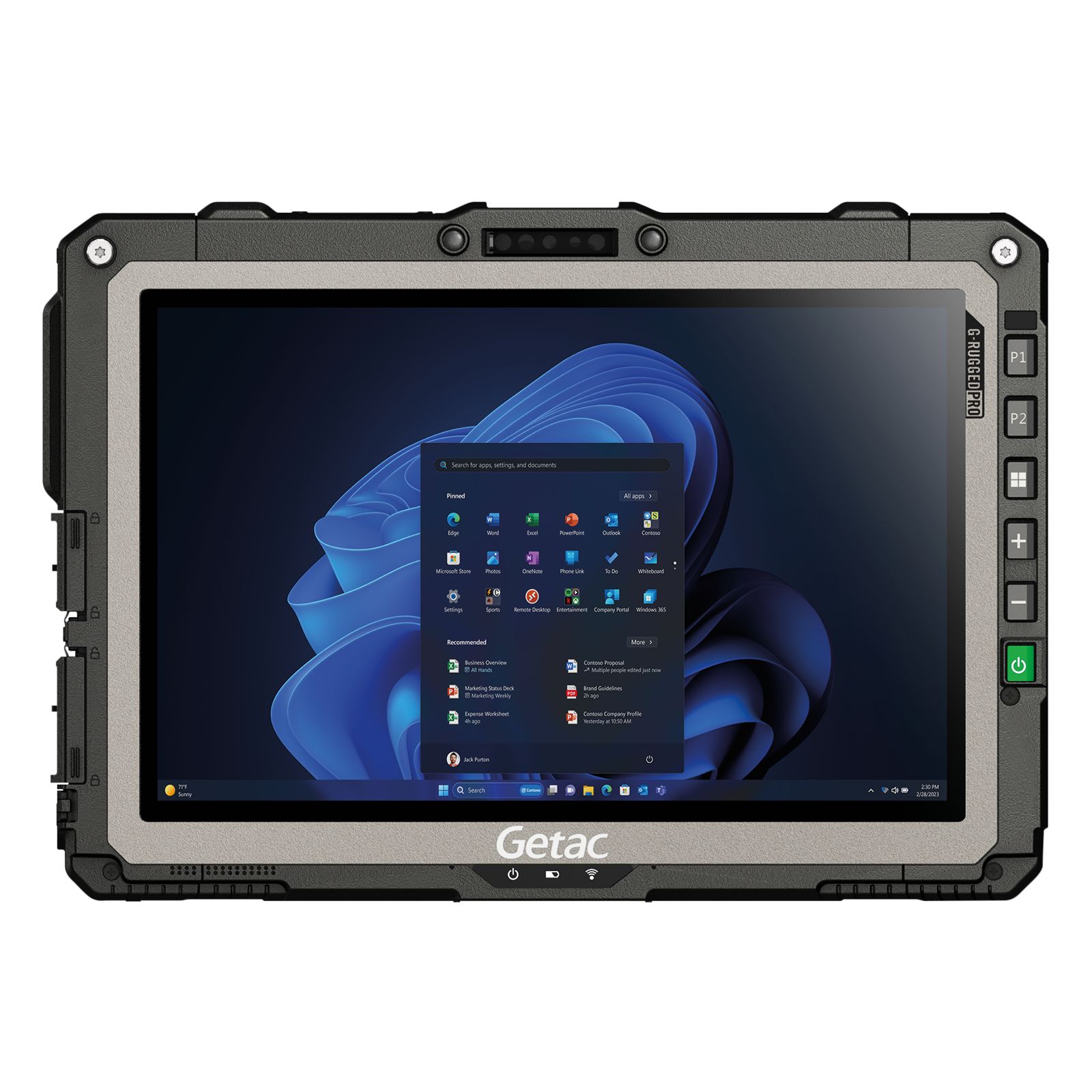 Laptop Getac UX10G2 UM51S6VIXDXX, 10.1 inch 1920 x 1080 Touchscreen, Intel Core i7-10610U (4 C / 8 T, 1.8 GHz - 4.9 GHz, 8 MB cache), 32 GB DDR4, 512 GB SSD, Intel Graphics, Windows 10 Pro
