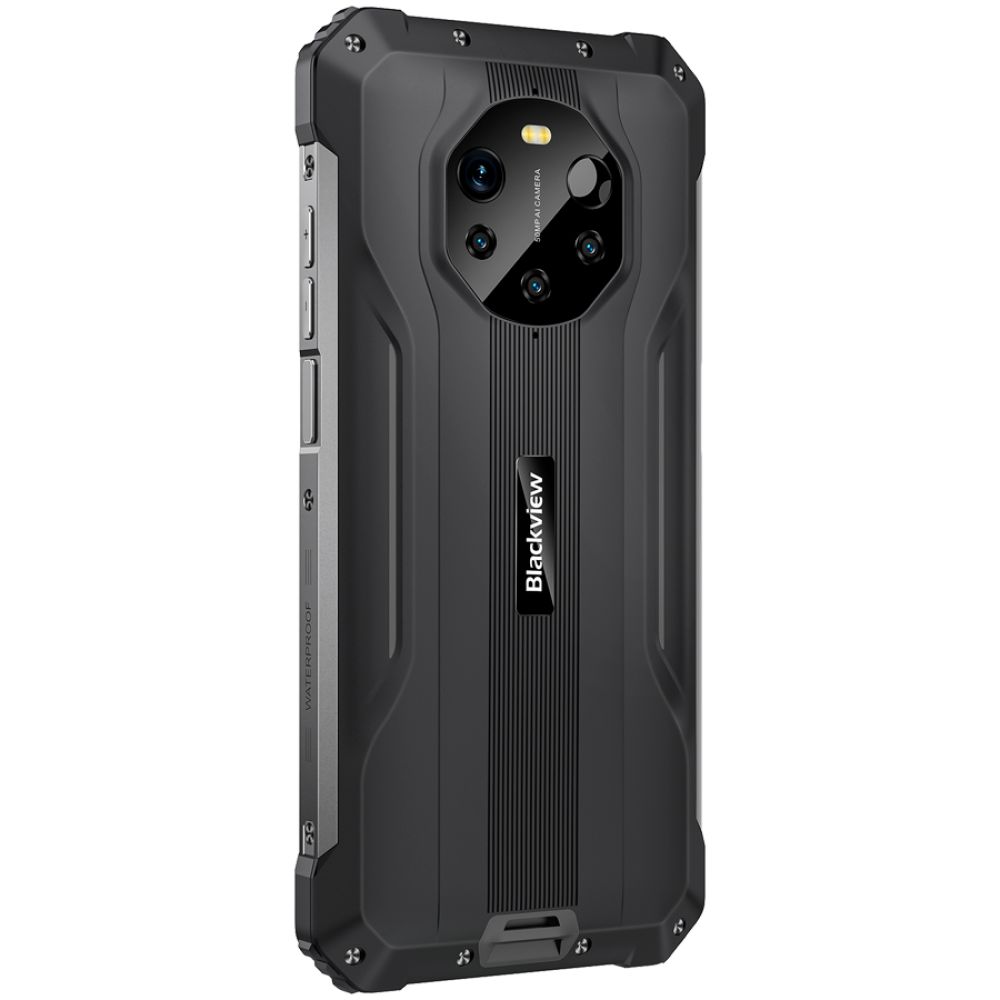 Blackview Rugged BL8800 Dual 5G Pro 6.58  FHD+IPS 1080x2408 8GB/128GB, MT6833V Octa-core 2.2GHz, 16MP Front/5MP+50MP Back Camera FLIR thermal camera Battery 8380mAh Type-C Android 11 Fingerprint Dual SIM SD card slot NFC NO Charger MIL-STD-810H Black