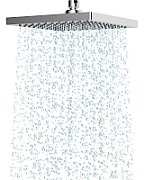 Steel overhead shower - 200x200 mm