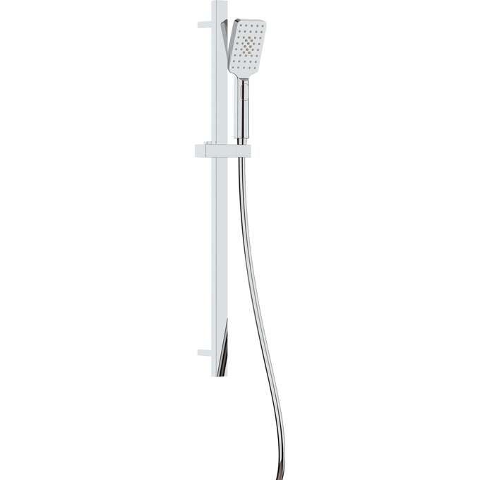 3-function shower set with rail