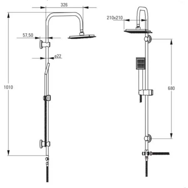 1-function shower head