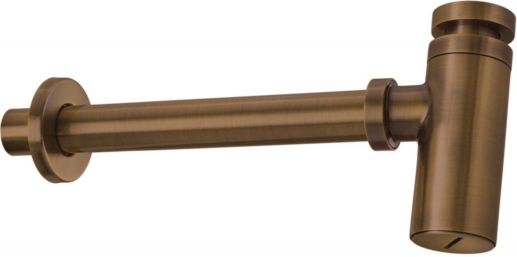 Round washbasin siphon