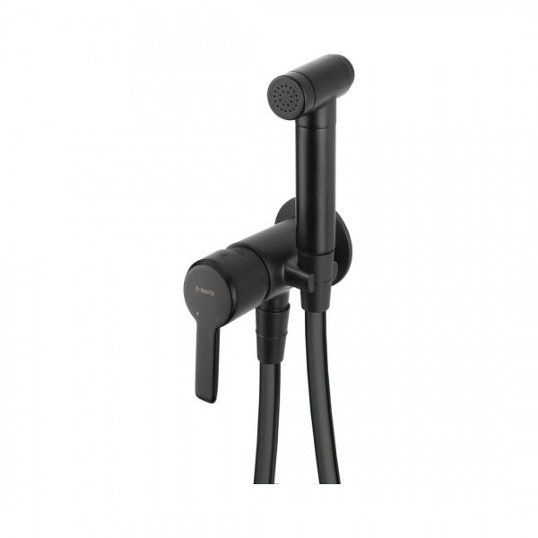 Concealed bidet mixer with bidetta shower head