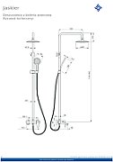 Shower head with bathtub faucet