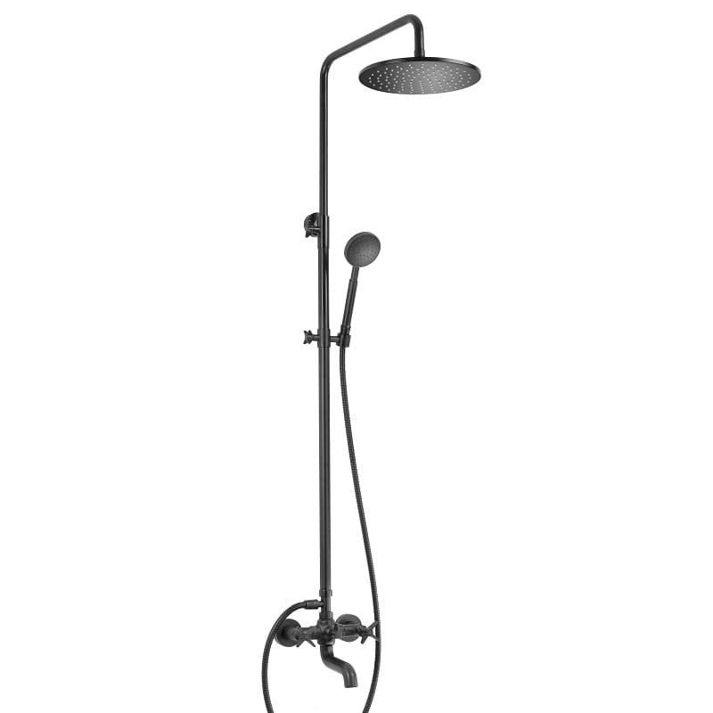 Shower head with bathtub faucet