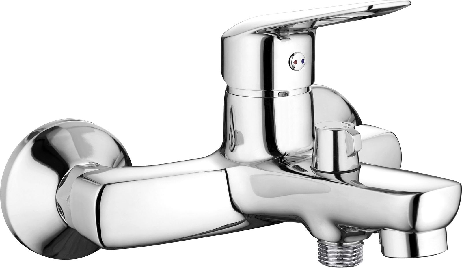 Wall-mounted bathtub mixer