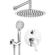 Concealed shower set