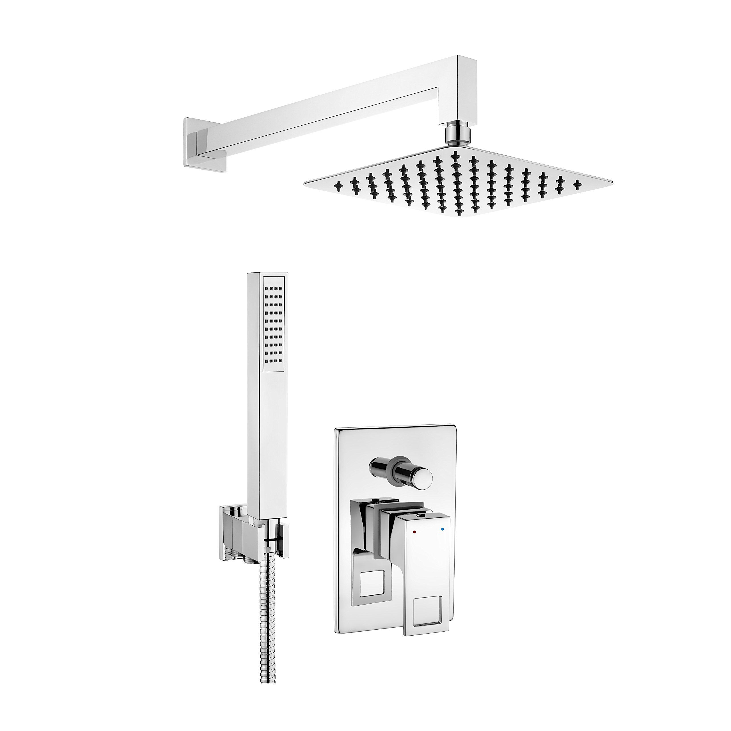 Concealed shower set