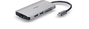 D-Link DUB-M420 laptop dock/port replicator Wired Thunderbolt 3 Aluminium  Black