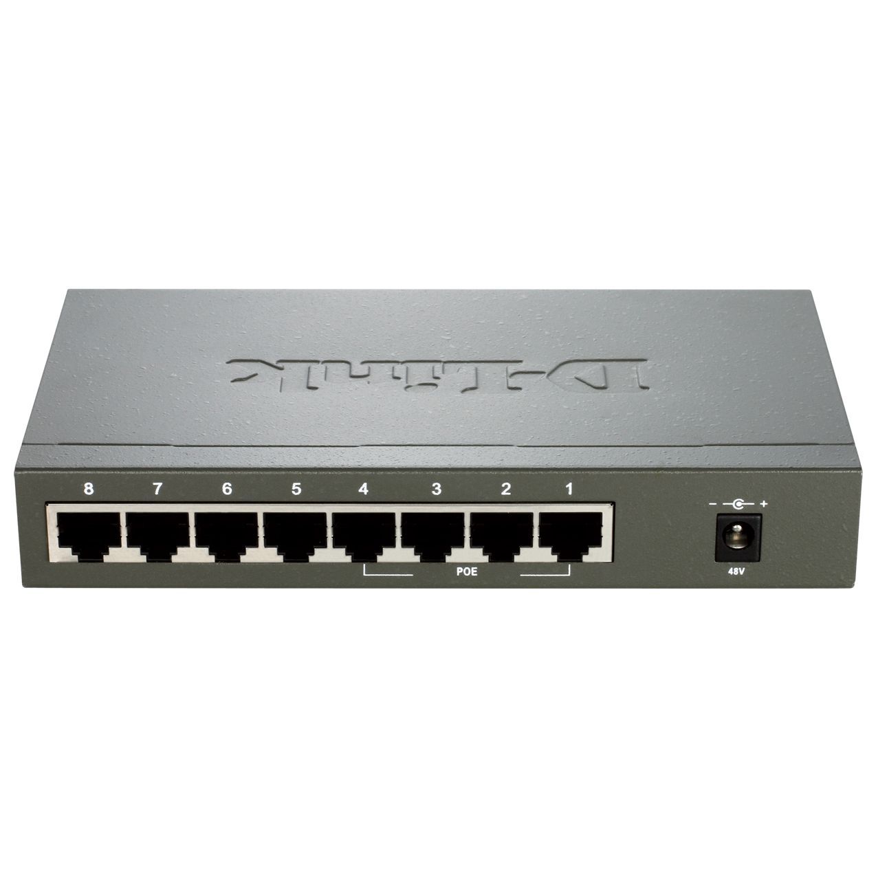 SWITCH PoE D-LINK  8 porturi 10/100Mbps (4 PoE), IEEE 802.3af, carcasa metalica, 