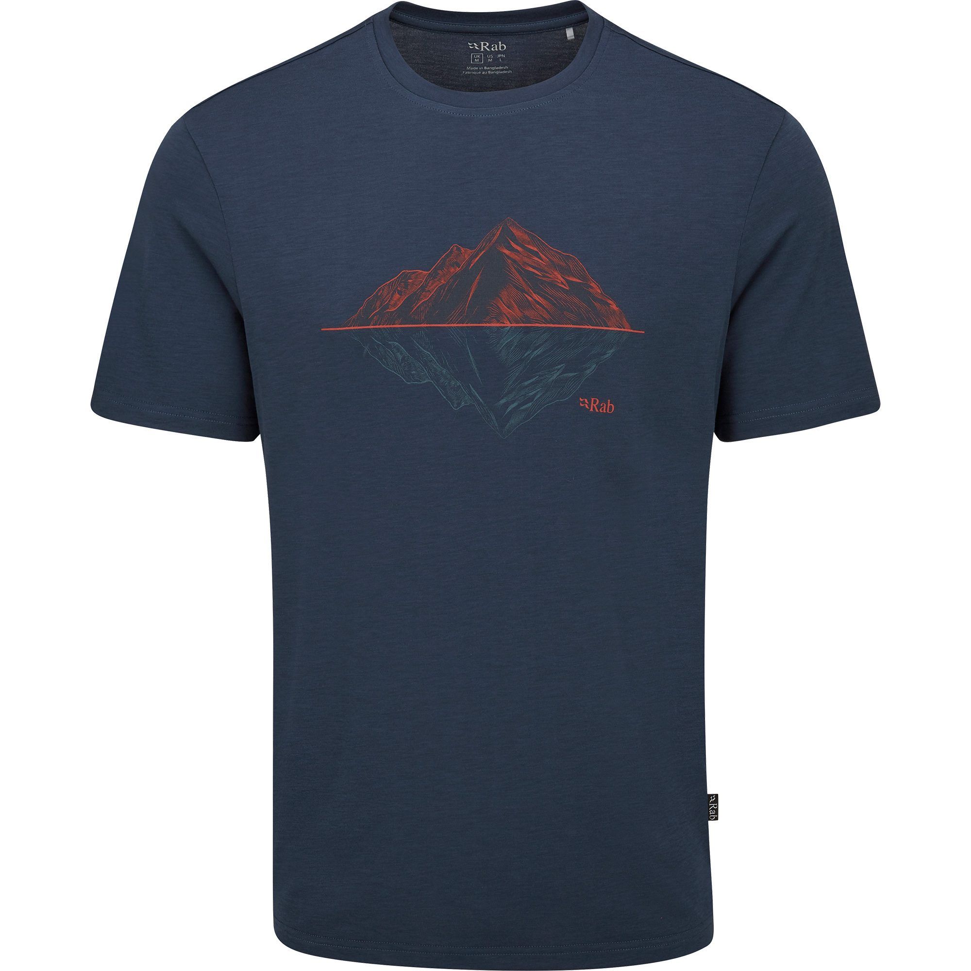 Crimp reflection tee - tempest blue - medium