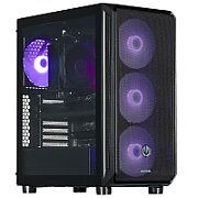 Desktop PC Actina Midi Tower, AMD Ryzen 7 7700X (8 C / 16 T, 4.50 GHz - 5.4 GHz), 32 GB RAM, 2 TB SSD, AMD RX 9070 16 GB, Fara sistem de operare