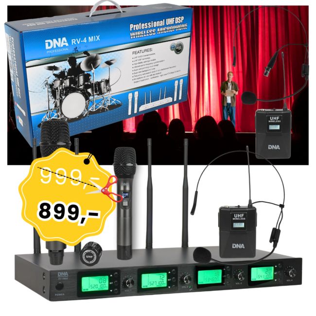 DNA RV-4 MIX - wireless microphone system