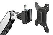 Digitus DA-90351 sistem montare monitor/stand 68,6 cm (27 ) Birou Negru, Argint