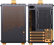Computer Case JONSPLUS MATX Handle Case Z20 - Black-Orange