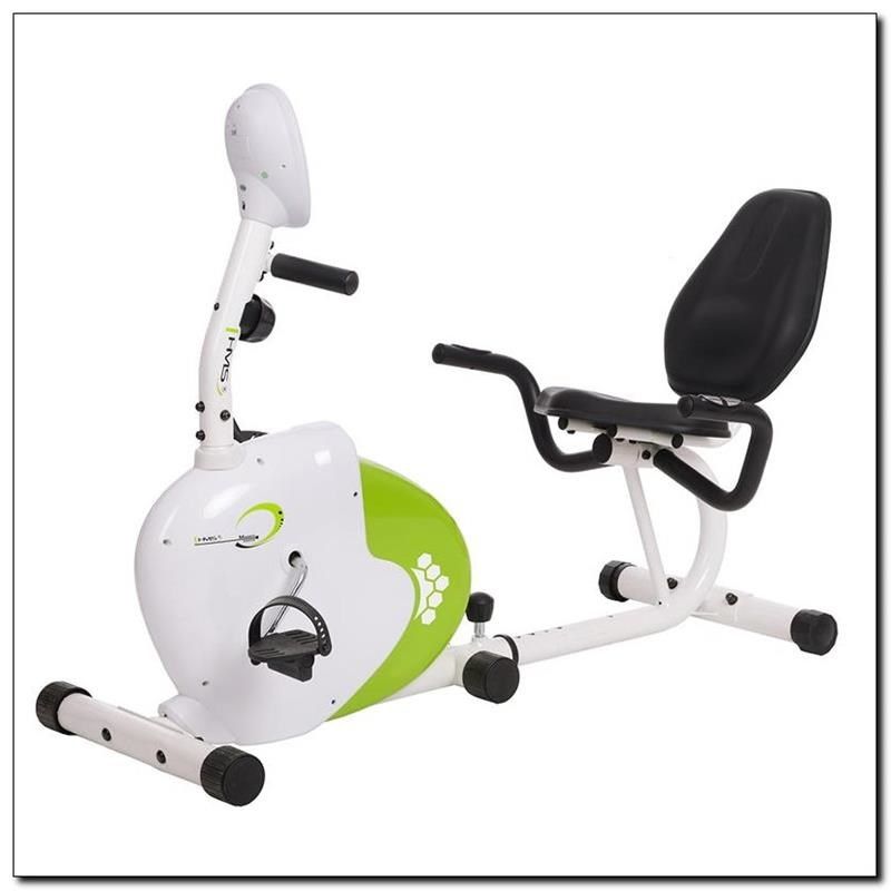 Horizontal magnetic bicycle white and green HMS R9259