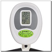 Horizontal magnetic bicycle white and green HMS R9259