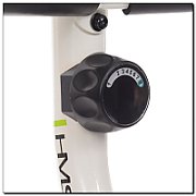 Horizontal magnetic bicycle white and green HMS R9259