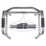 Aluminium rehabilitation tri-functional walker