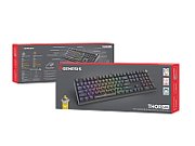 GAMING KEYBOARD GENESIS THOR 404 US LAYOUT RGB BACKLIGHT MECHANICAL BLACK GATERON YELLOW PRO