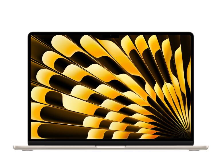 Laptop Apple MacBook Air 15 MW0W3RO/A, 15.3 inch 2880 x 1864, Apple M4 10-Core (10 C / 10 T), 16 GB RAM, 256 GB SSD, Apple 10-Core GPU, Mac OS, Starlight