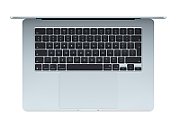 Laptop Apple MacBook Air 15 MC7A4RO/A, 15.3 inch 2880 x 1864, Apple M4 10-Core (10 C / 10 T), 16 GB RAM, 256 GB SSD, Apple 10-Core GPU, Mac OS, Sky Blue